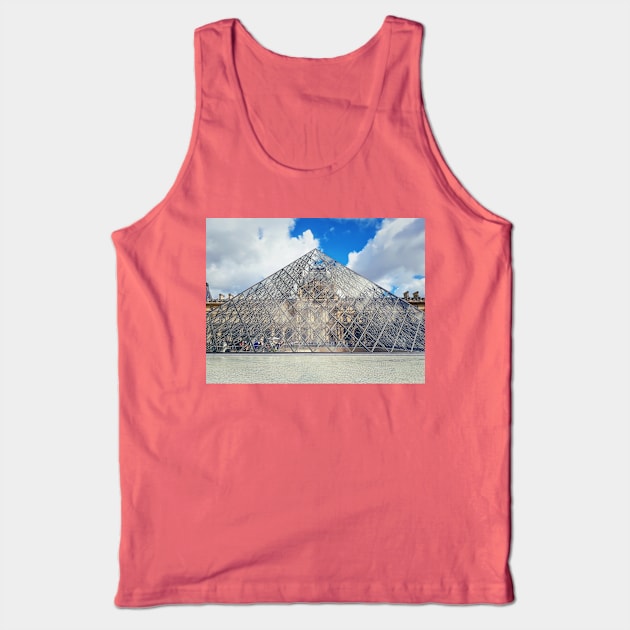 glass pyramid Louvre Tank Top by psychoshadow